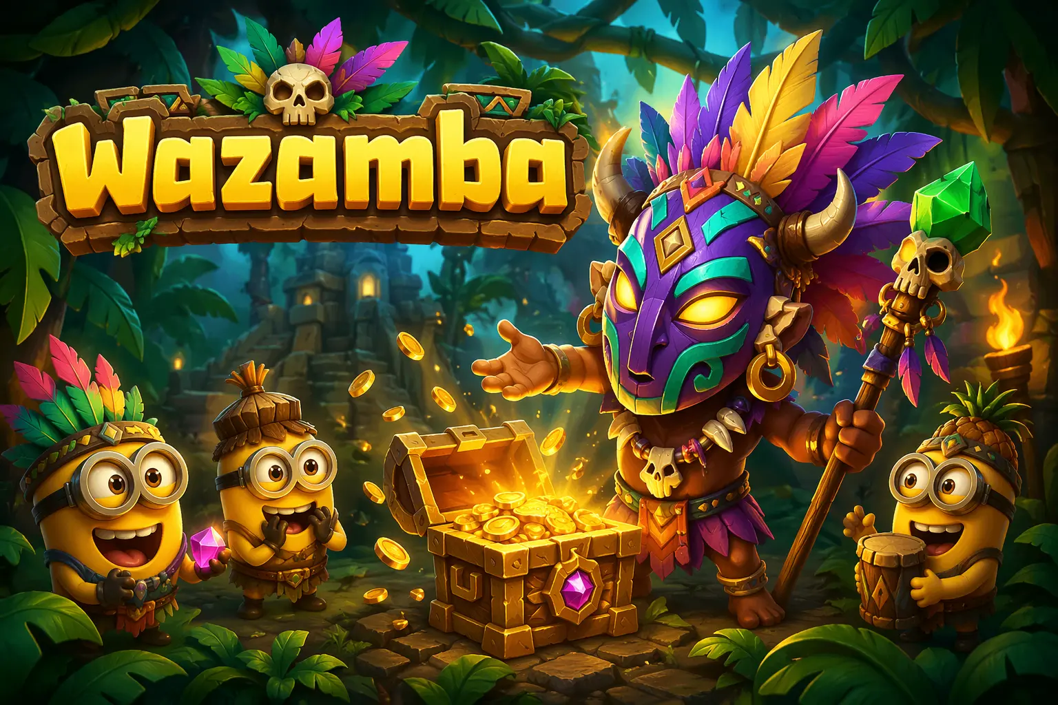 Wazamba éjszakai dzsungel bónusz — 100% akár 200 ezer Ft